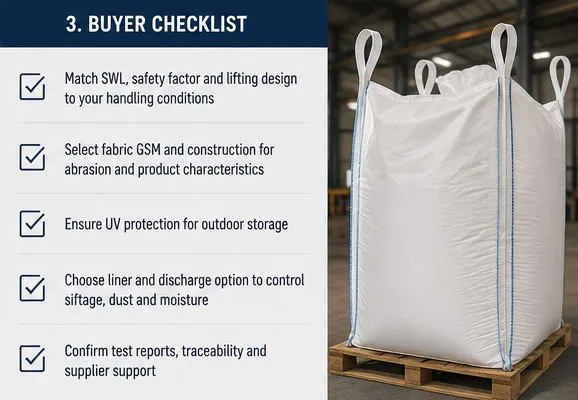Buyer checklist for selecting heavy-duty mining FIBC bags