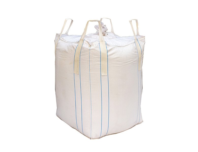 Custom FIBC bag manufacturer producing open top bulk bags with lifting rings