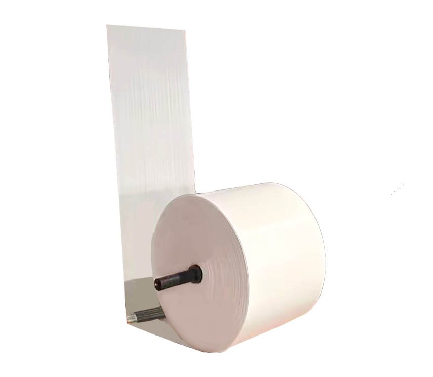PP woven fabric roll used for manufacturing polypropylene woven bags