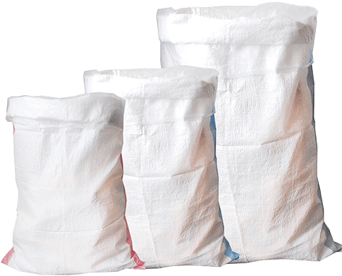 Customized PP woven bags in different sizes