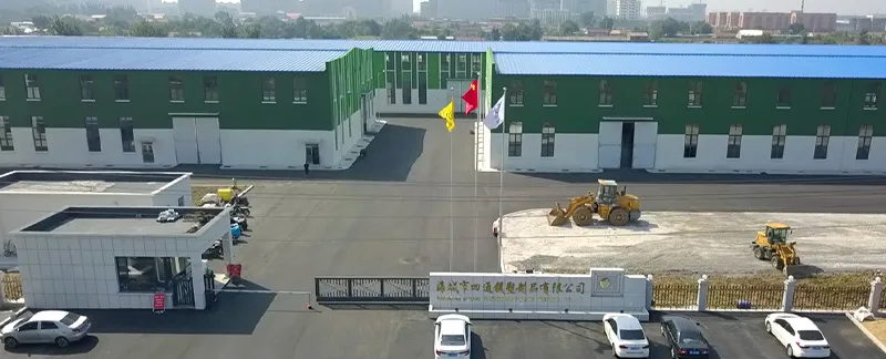 Aerial view of our PP woven bag manufacturing factory exterior