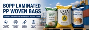 BOPP laminated PP woven bags for agricultural and export packaging