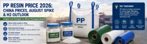 PP resin price 2026 China prices, August spike and H2 outlook