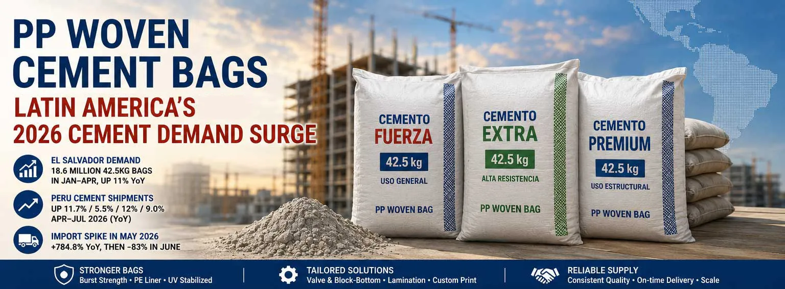 PP woven cement bags for Latin American cement markets in 2026