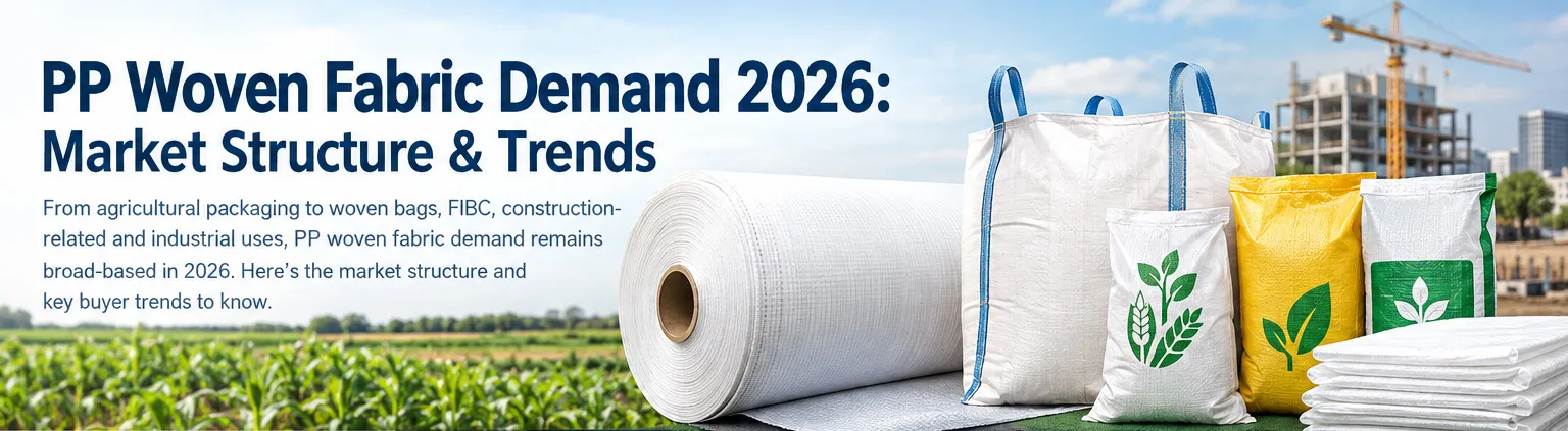 PP woven fabric demand in 2026 across agriculture, packaging, construction and industrial applications