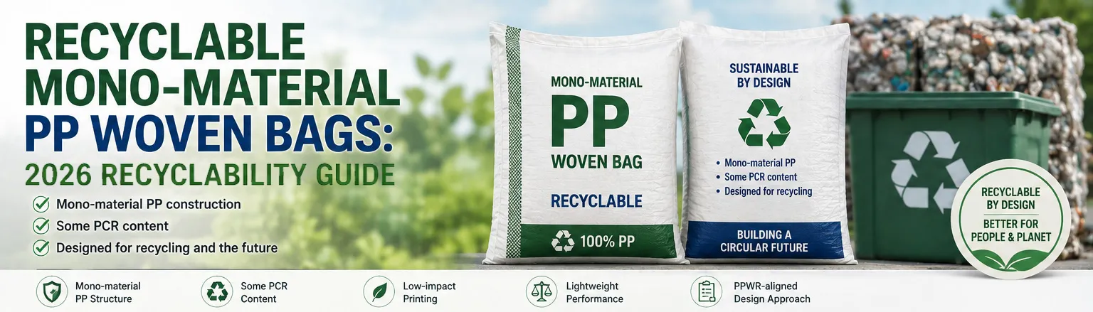 Recyclable Mono-Material PP Woven Bags: 2026 Recyclability Guide