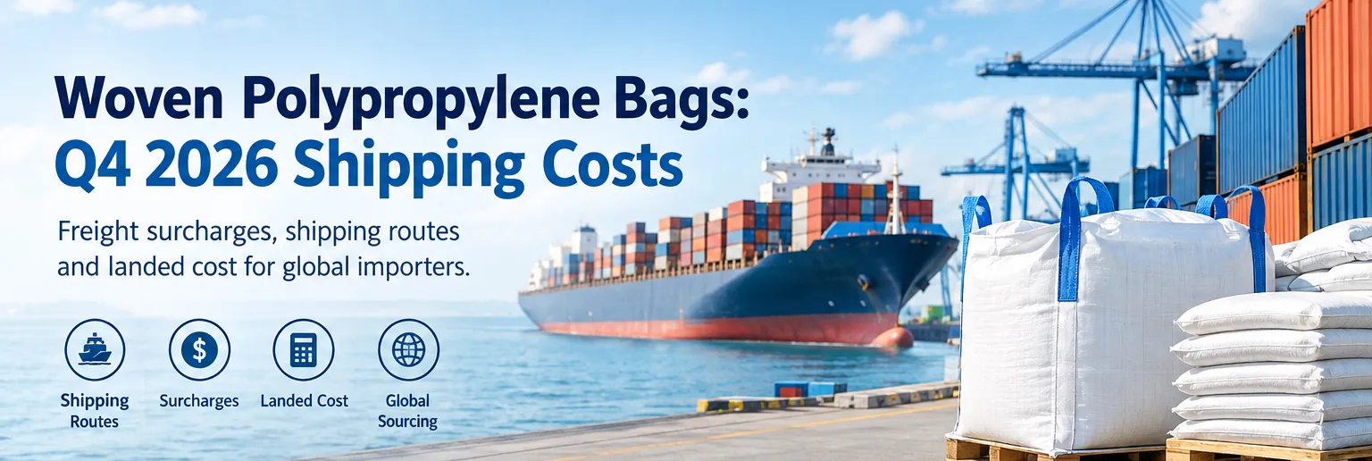 Woven polypropylene bag imports and Q4 2026 shipping cost planning